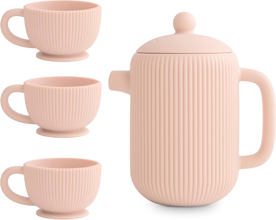 Mushie Silicone Baby Tea Play Set