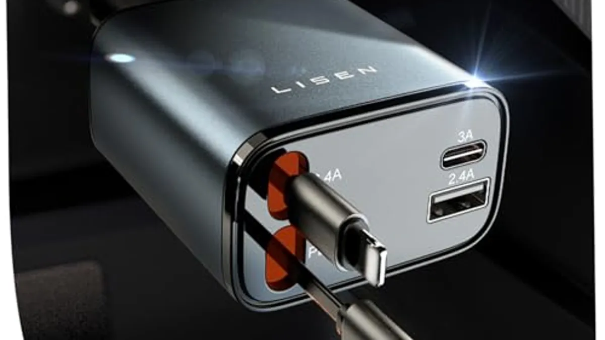 LISEN Retractable Car Charger