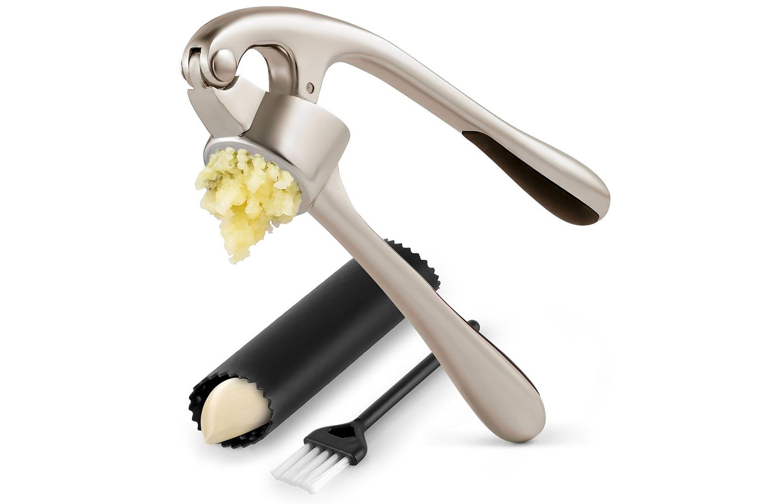 Zulay Kitchen Garlic Press Set